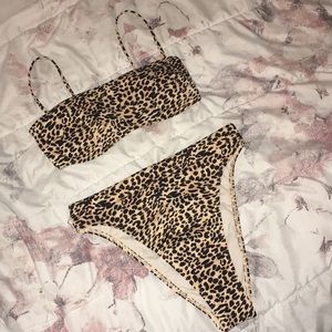 Animal print bikini